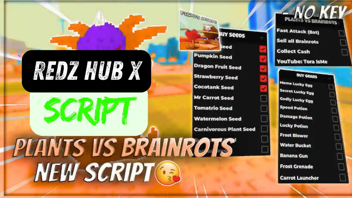Plants vs Brainrots Redz Script